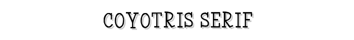 Coyotris Serif font